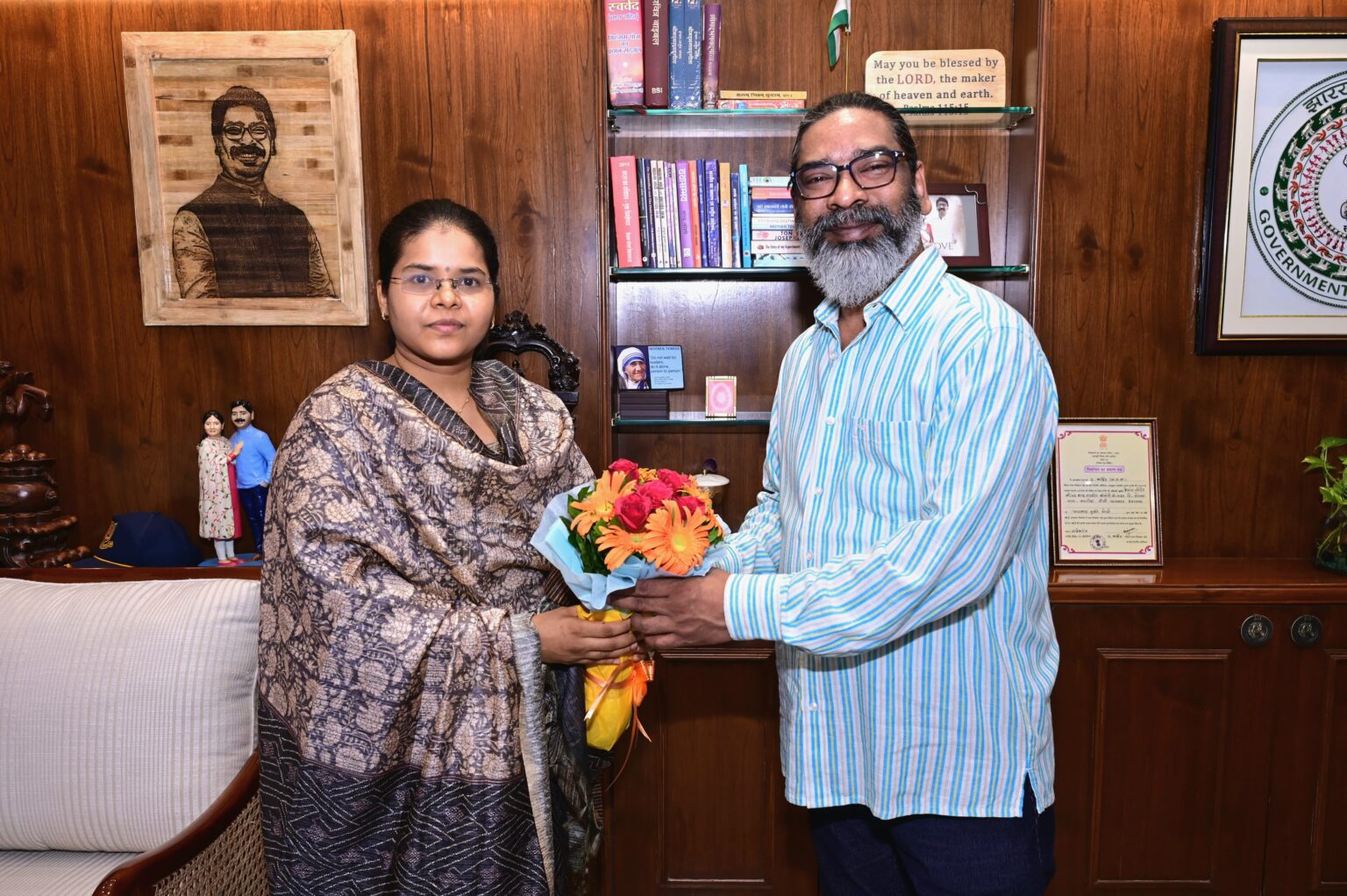दुमका से जामताड़ा तक के अधिकारी पहुंचे मुख्यमंत्री से मिलने, सुरक्षा और विकास पर हुई चर्चा