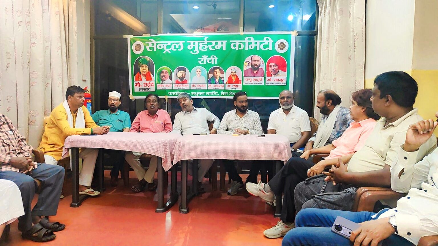मोहर्रम जुलूस आपसी सौहार्द व जोशो-खरोश के साथ निकालने का फैसला