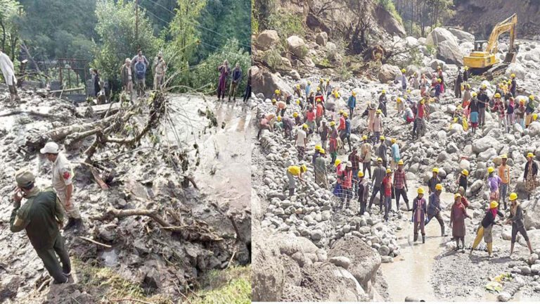 जम्मू-कश्मीर में बादल फटने और भूस्खलन से 10 की मौ’त, एक ही परिवार के 7 सदस्य दबे