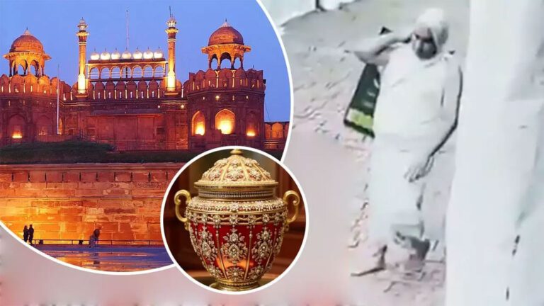 लाल किले में रखा हीरों से जड़ित पौन किलो सोने का कलश ले उड़े चोर, मचा हड़कंप