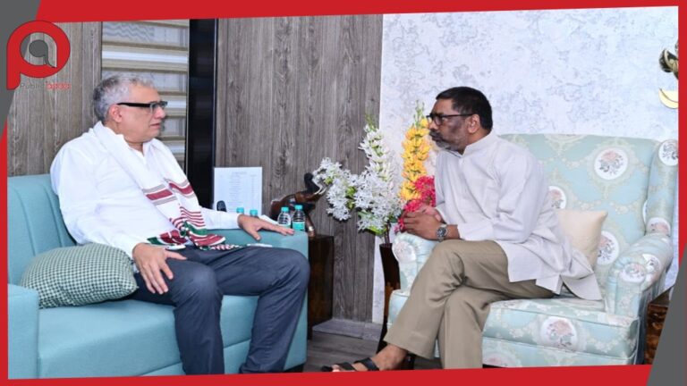 मुख्यमंत्री हेमन्त सोरेन से TMC सांसद डेरेक ओ’ब्रायन ने की शिष्टाचार मुलाकात