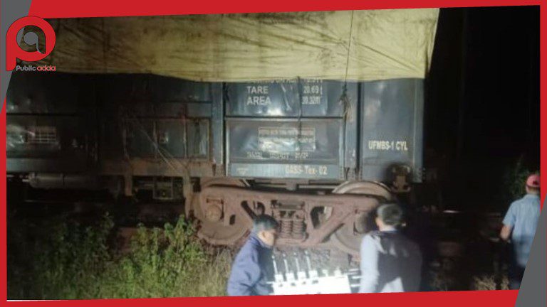 चक्रधरपुर रेल मंडल में हादसा, मालगाड़ी का डब्बा पटरी से उतरा