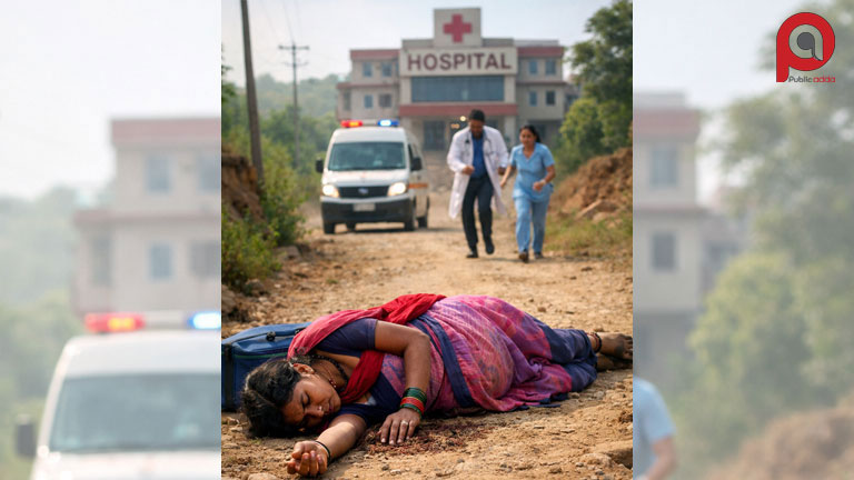 सड़क नहीं, अस्पताल दूर… 6 किमी पैदल और गर्भवती महिला ने रास्ते में तोड़ा दम