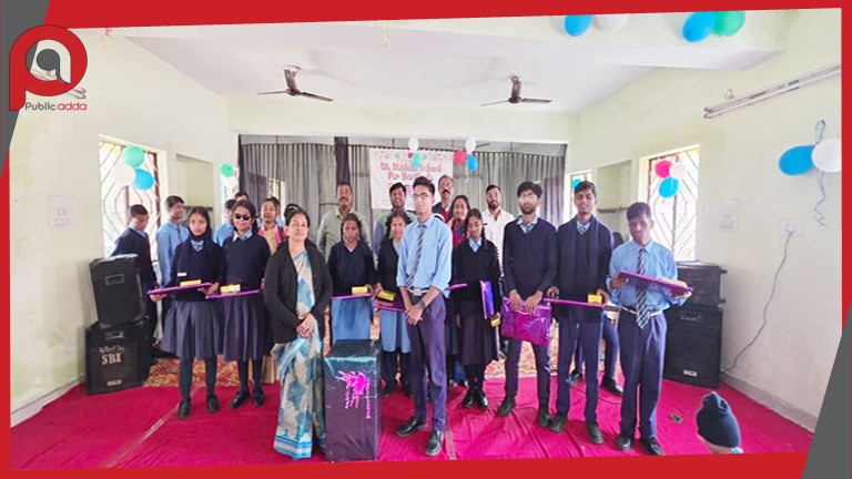 संत मिखाइल नेत्रहीन विद्यालय में मैट्रिक छात्रों का भावपूर्ण विदाई समारोह