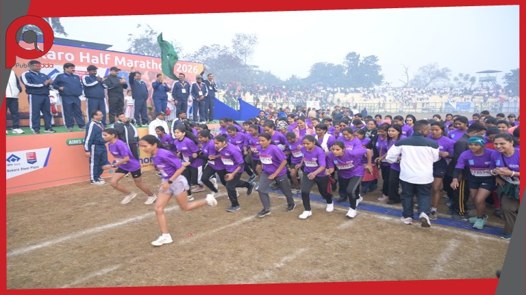 बीएसएल हॉफ मैराथन में 5,800 धावकों ने दिखाया दमखम, जोश से भरी ‘स्टील सिटी’